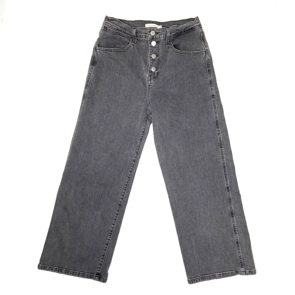 LEVI’S Mile High Cropped Wide Leg Jean